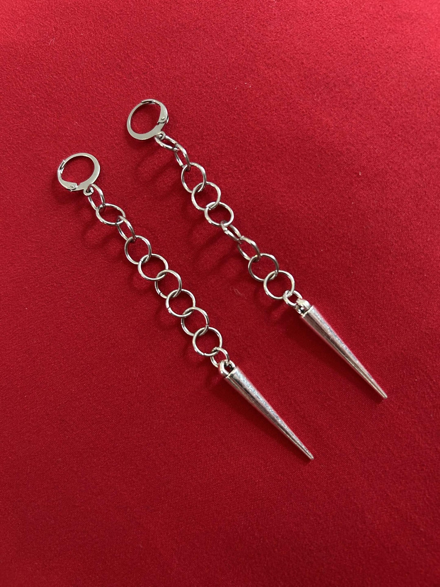 XL Drop-Spike Earrings