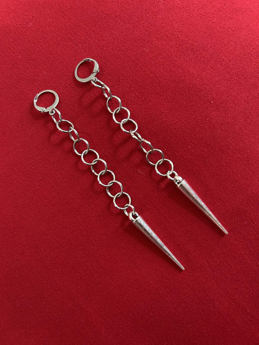 XL Drop-Spike Earrings
